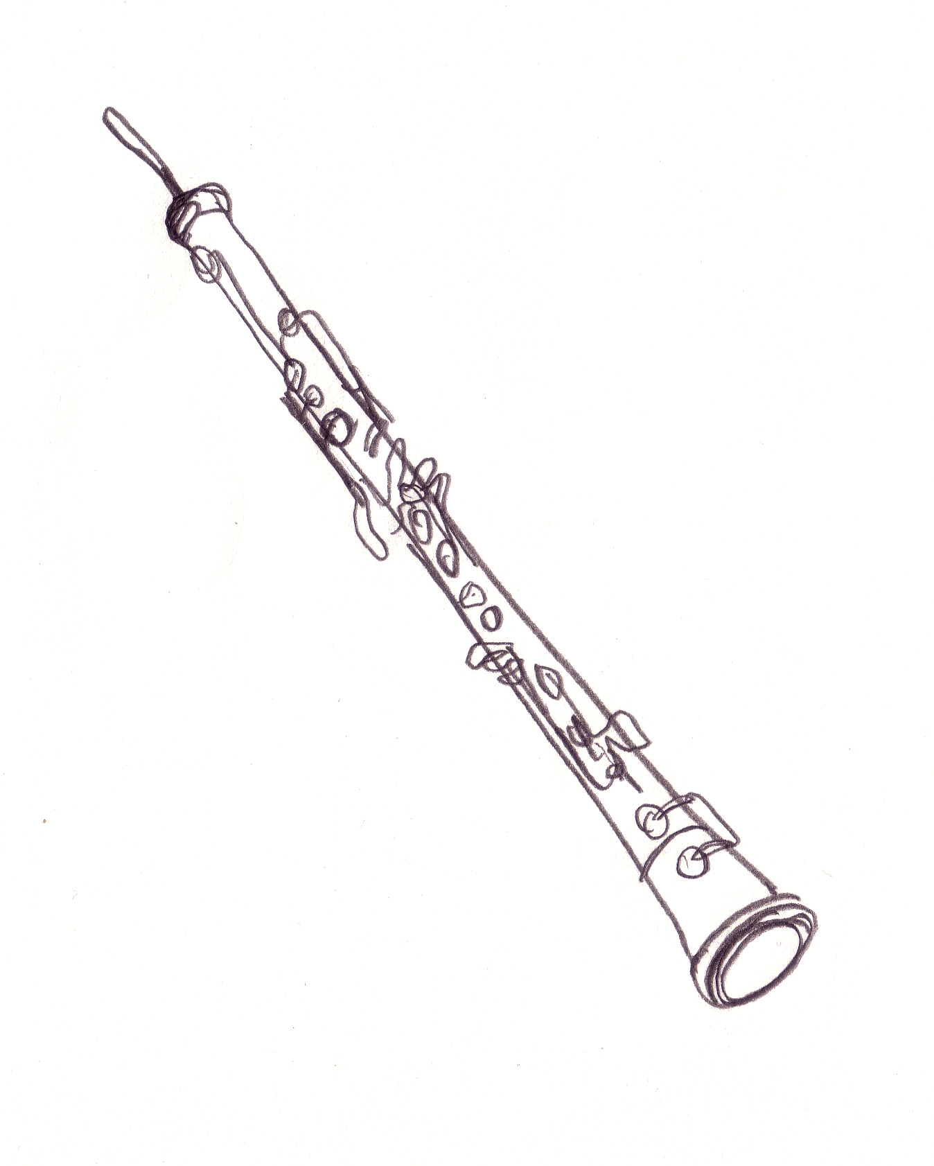 Oboe Drawing at GetDrawings | Free download