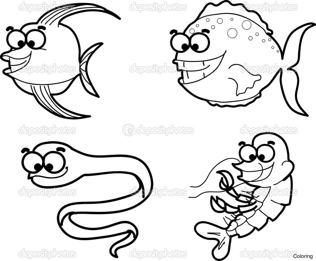1024x845 How To Draw Ocean Animal Easy Animals Drawing Arts Sea Coloring 1f