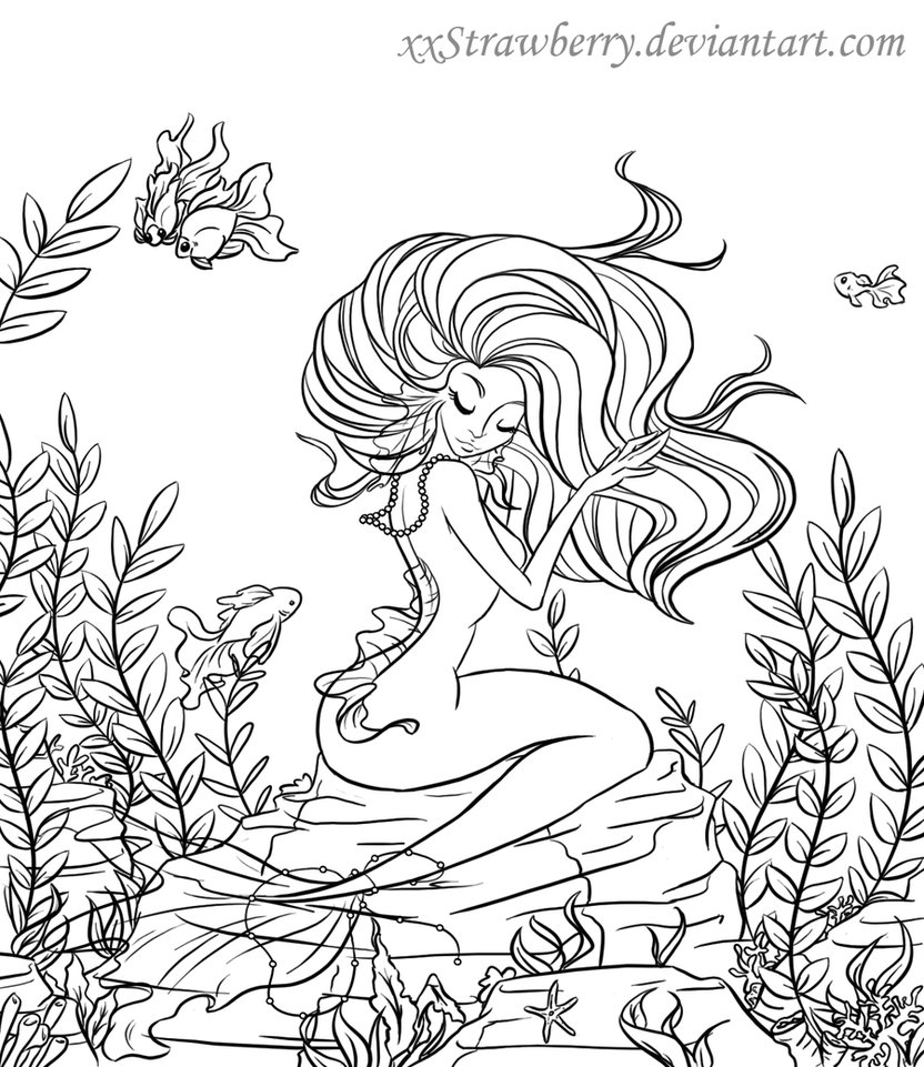 832x961 At The Bottom Of The Ocean By Xxstrawberry