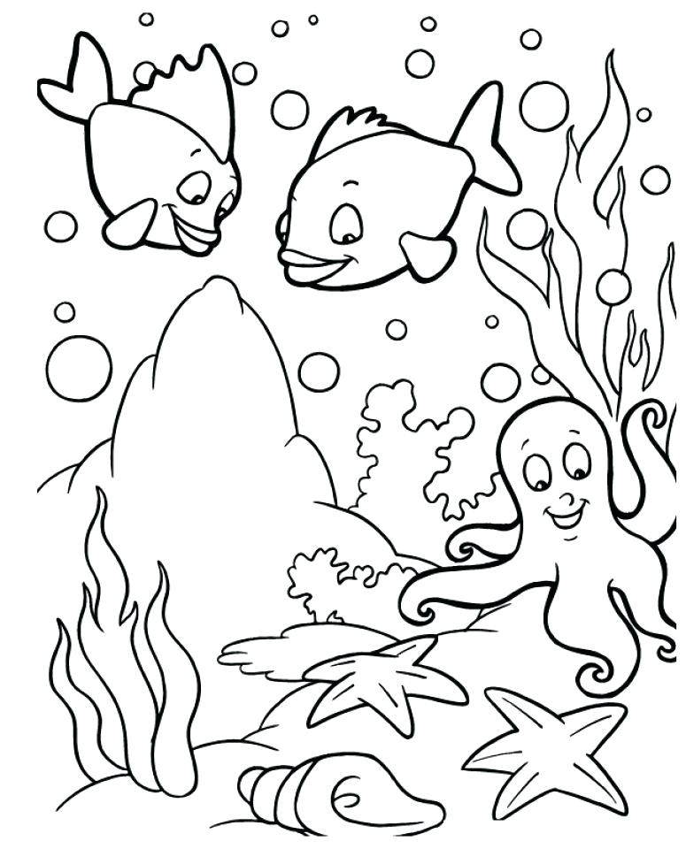 775x960 Ocean Animals Coloring Pages A Ocean Life Coloring Pages Luxury