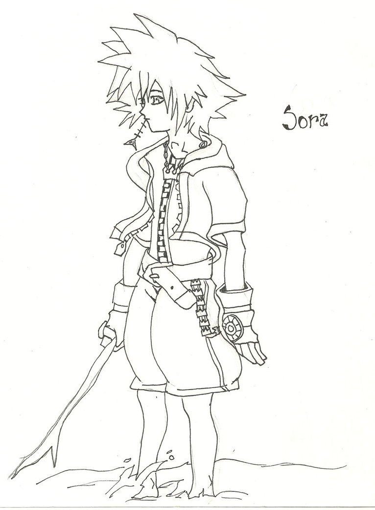 766x1042 Sora Ocean Line Drawing By Usuchan