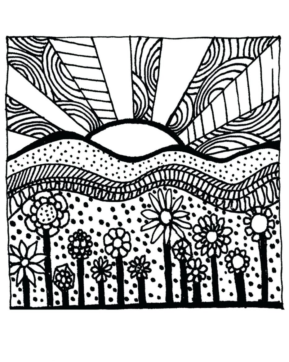 932x1165 Ocean Sunset Coloring Pages Tags Sunset Coloring Pages How