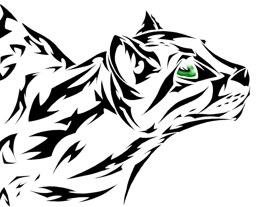 900x705 Tribal Wildcat By L4tin G3cko