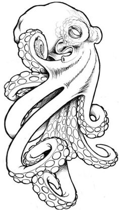236x417 Cute Octopus Drawing