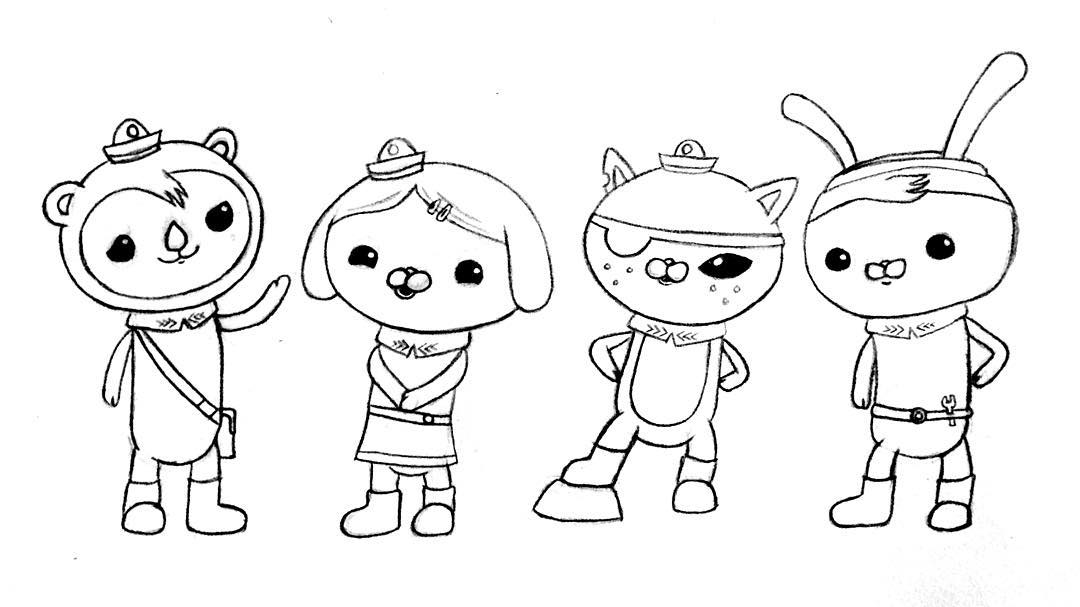 1080x607 Octonauts Drawings Shower Power
