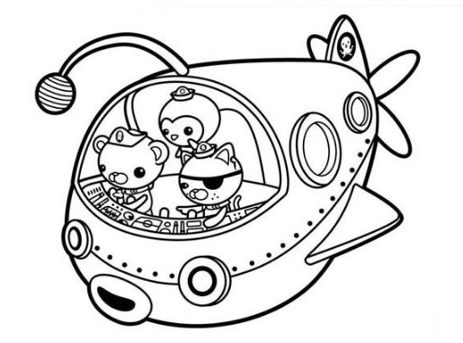 515x381 Octonauts Coloring Page Drawing Board Weekly