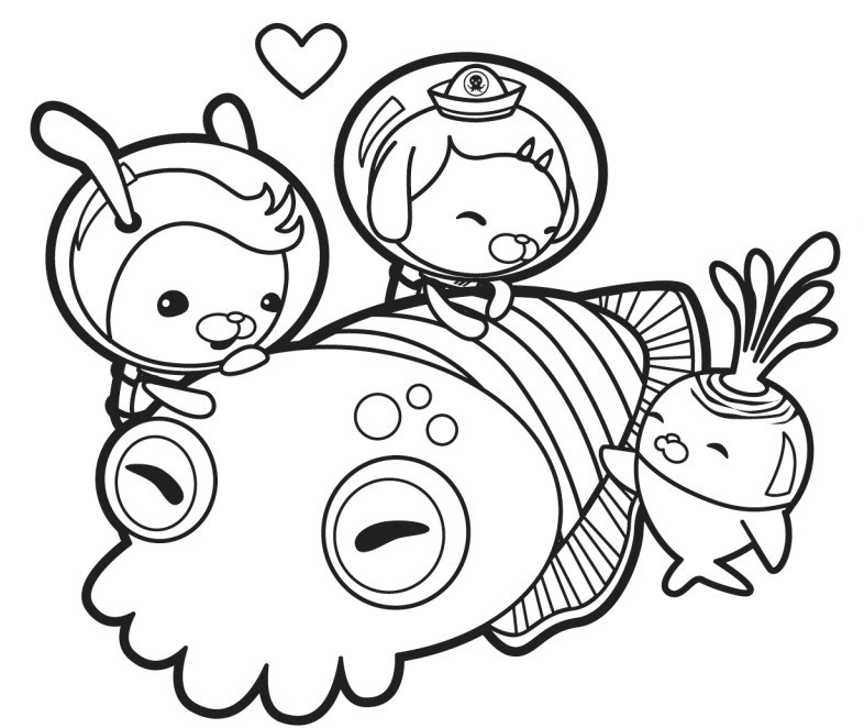 786x662 Octonauts Coloring Pages Coloring Page For Kids