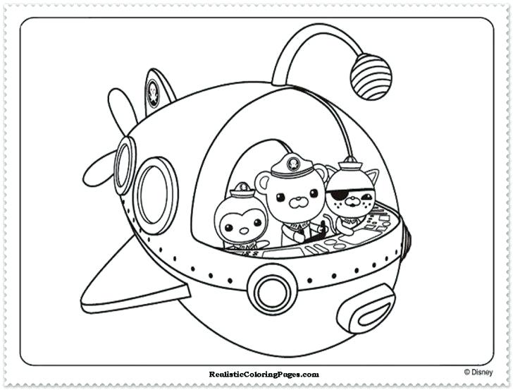 Octonauts Professor Inkling Coloring Page Coloring Pages