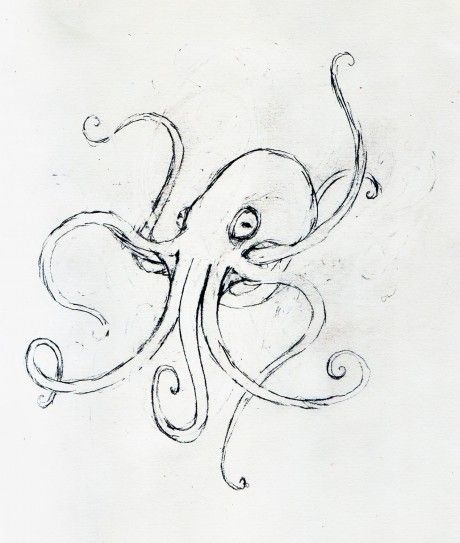 460x543 Drawn Octopus Small