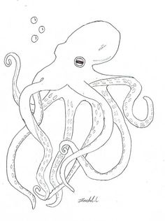 236x316 How To Draw An Octopus. Doodling Doodles, Drawings
