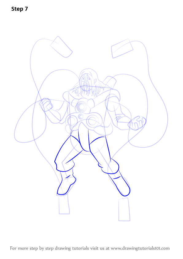 596x842 Step By Step How To Draw Doctor Octopus From Ultimate Spider Man