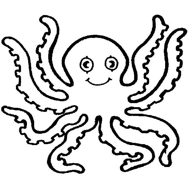 Octopus Outline Drawing at GetDrawings | Free download