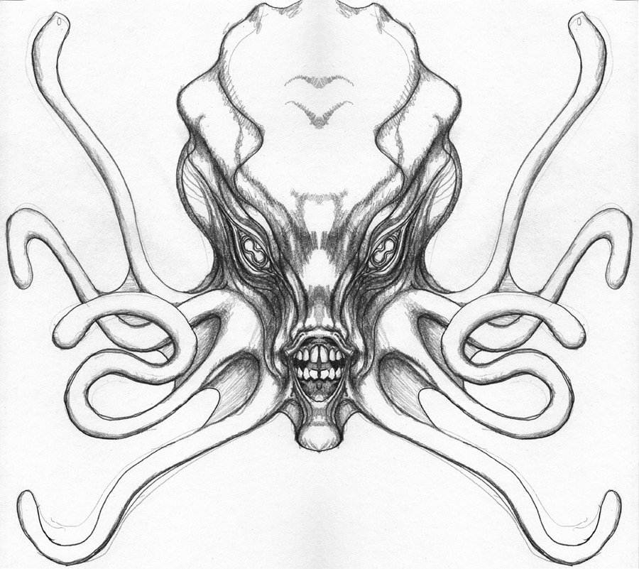 900x801 Octopus Horror By Spacepilot7