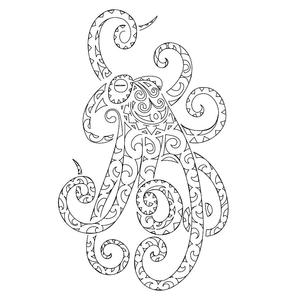 1000x1000 Octopus Tentacles Drawing Tattoo Tribes