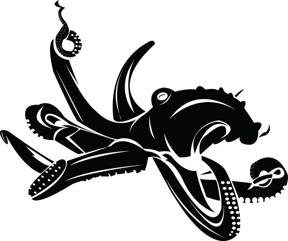 977x818 Octopus Tentacles Vector