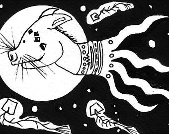 340x270 Octopus Drawing Etsy