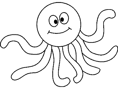 400x300 How To Draw An Octopus Youtube. How To Draw Octopus For Kids Step