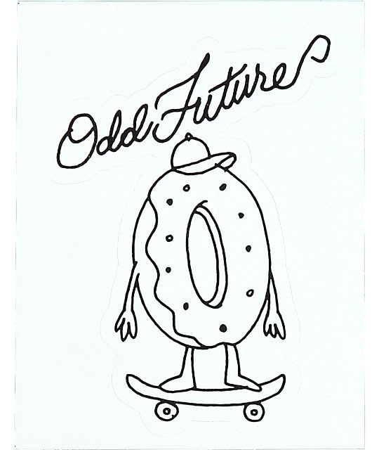 540x640 Odd Future Skating Sticker Zumiez