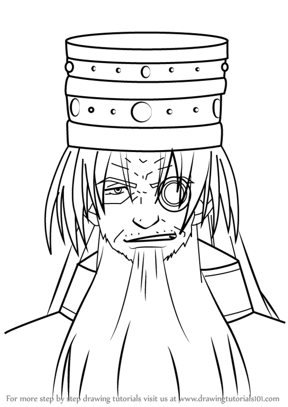 567x800 Learn How To Draw Odin From High School Dxd (High School Dxd) Step