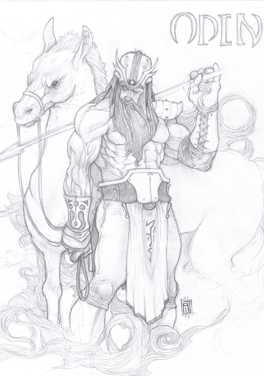 900x1281 Odin By Ronaproject
