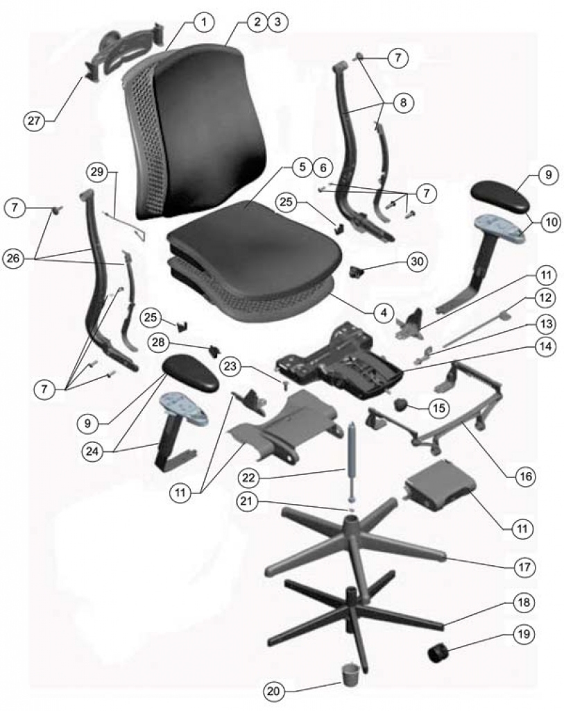 813x1024 Office Chairs Parts Guest Desk Decorating Ideas Www