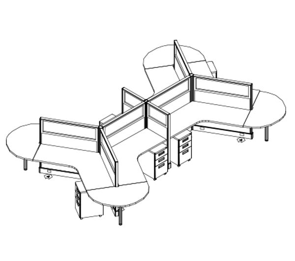 Office Cubicle Drawing at GetDrawings | Free download