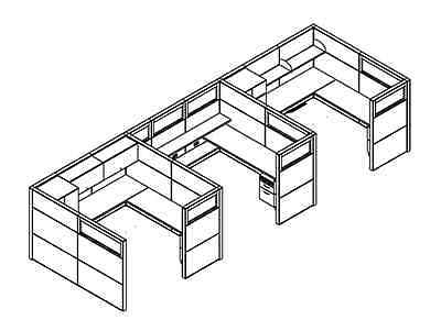 400x301 Matrix Modern Collaborative Office Modular Workstationdesktable