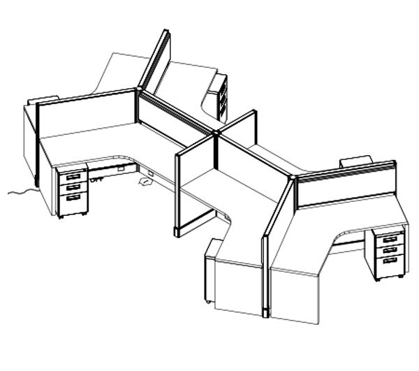 Office Cubicle Drawing at GetDrawings | Free download