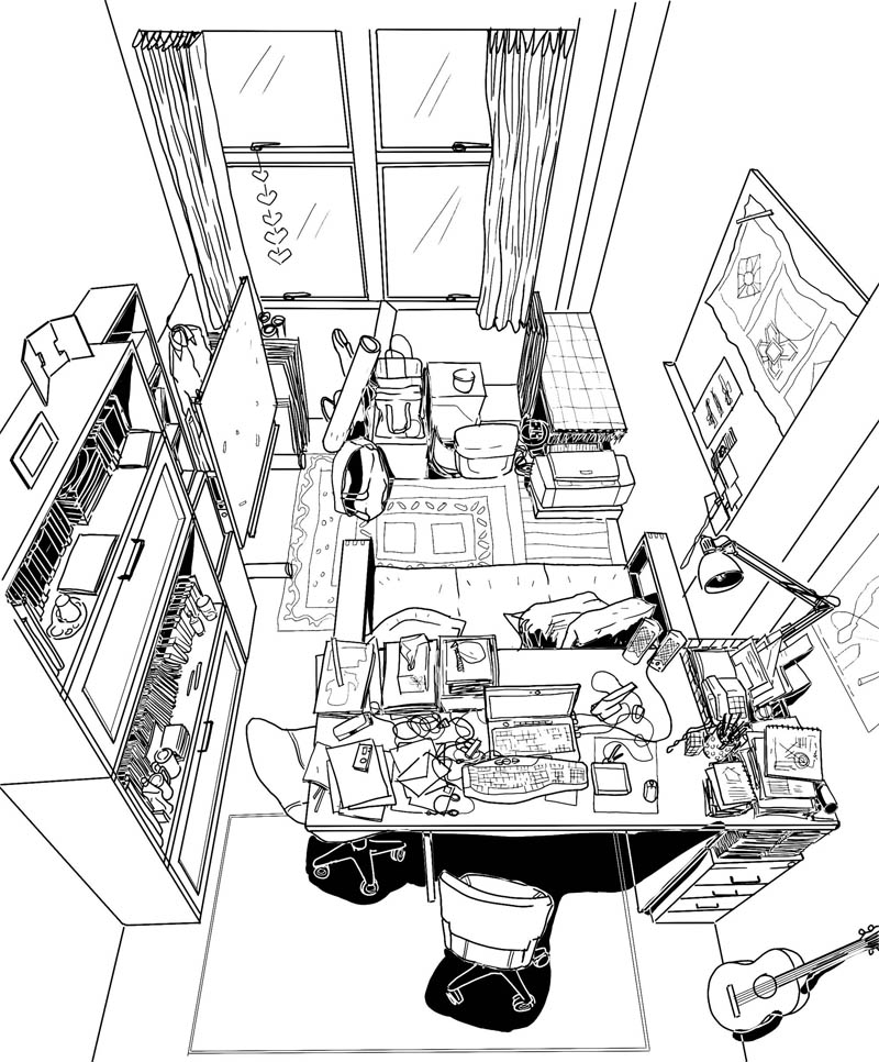 800x966 My Office Sept 2010 By Azarimy