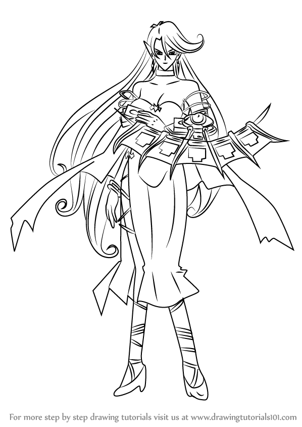 598x844 Learn How To Draw Camula From Yu Gi Oh! Gx (Yu Gi Oh! Gx) Step By