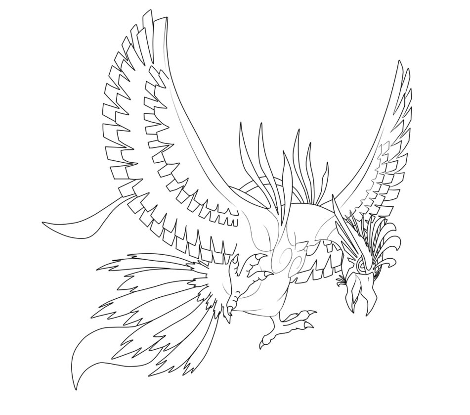 951x839 Mega Ho Oh Wip By Fayelenefyre
