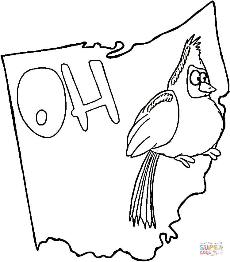 750x852 Ohio State Seal Coloring Page Free Printable Coloring Pages