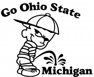 300x247 Go Ohio State Car Or Truck Window Decal Sticker