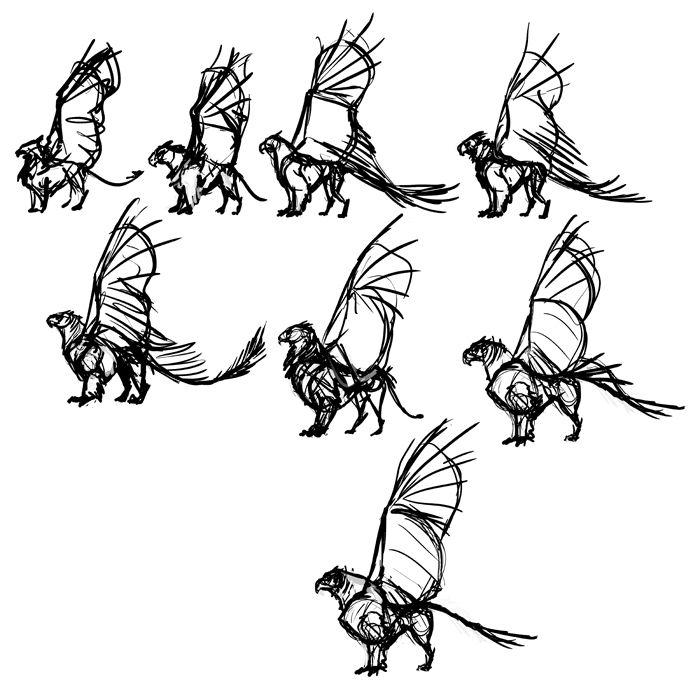 700x700 How To Draw A Griffin
