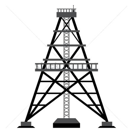 450x450 Free Oil Derrick Stock Vectors Stockunlimited
