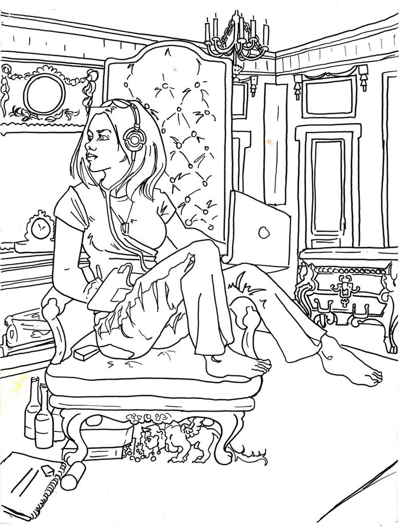 779x1026 Oil Painting Sketch By Blindthistle