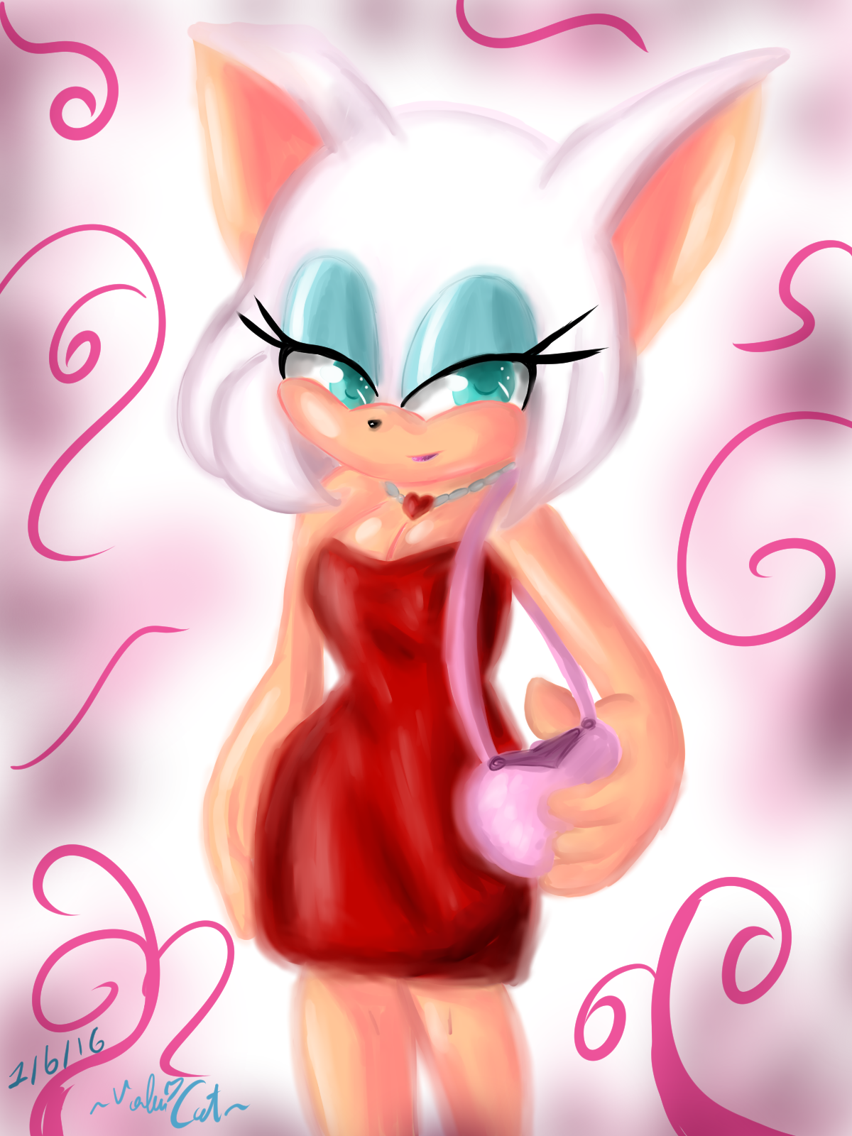 1200x1600 Rouge The Bat Oil Painting By Mad4plaid