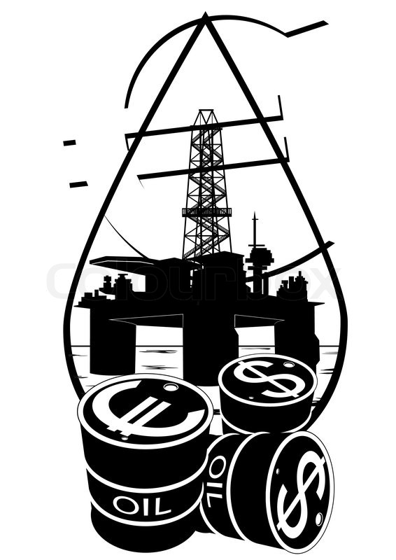 566x800 Production And Sale Of Oil Stock Vector Colourbox