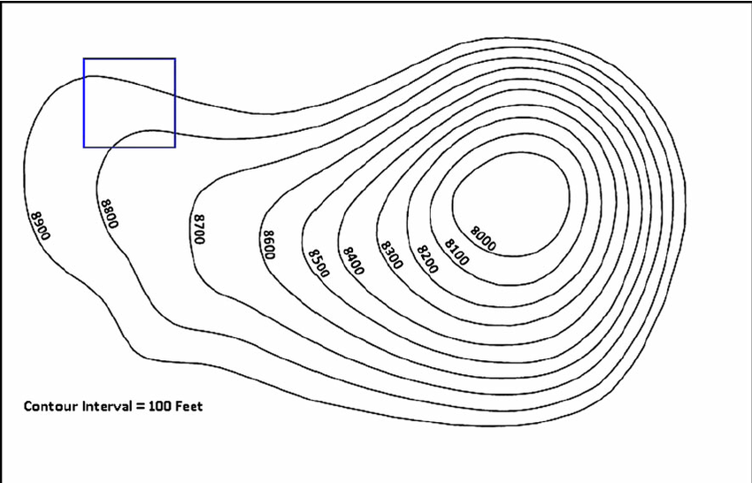 850x546 Structure Map Of Top Thamama Iv Reservoirs In The Oilfield
