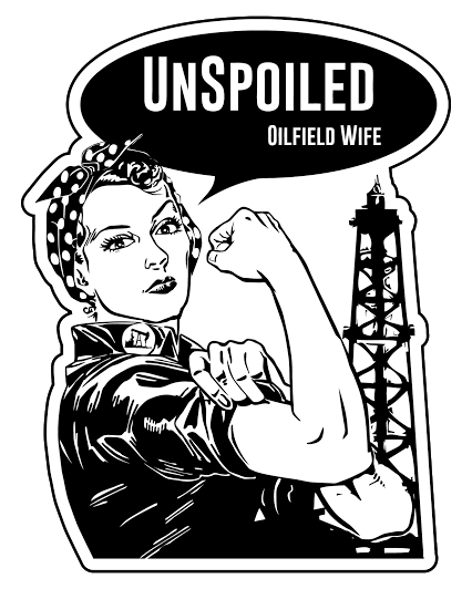 426x532 Unspoiled Oilfield Wife Auto Sticker