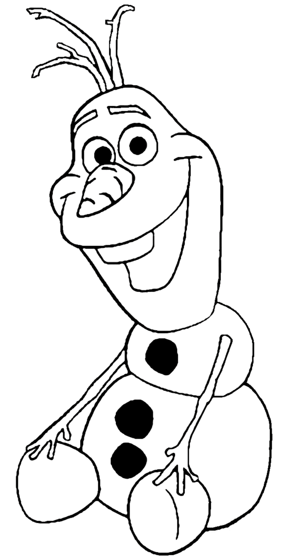 580x1134 Olaf Coloring Page Frozen Coloring Book