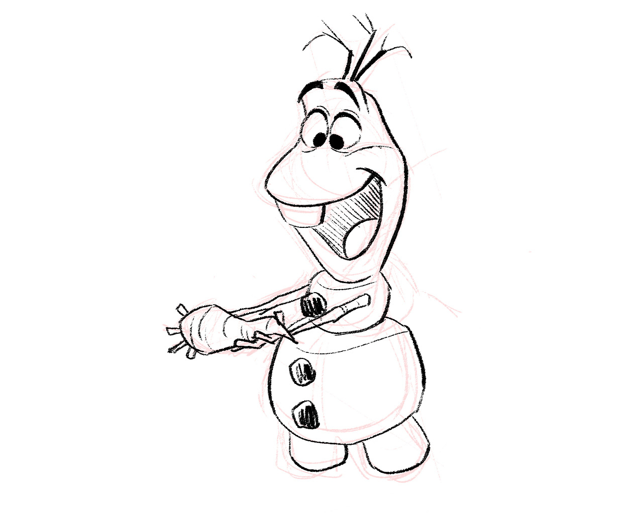 1280x1024 Olaf From Frozen Drawing Olaf Disney Frozen