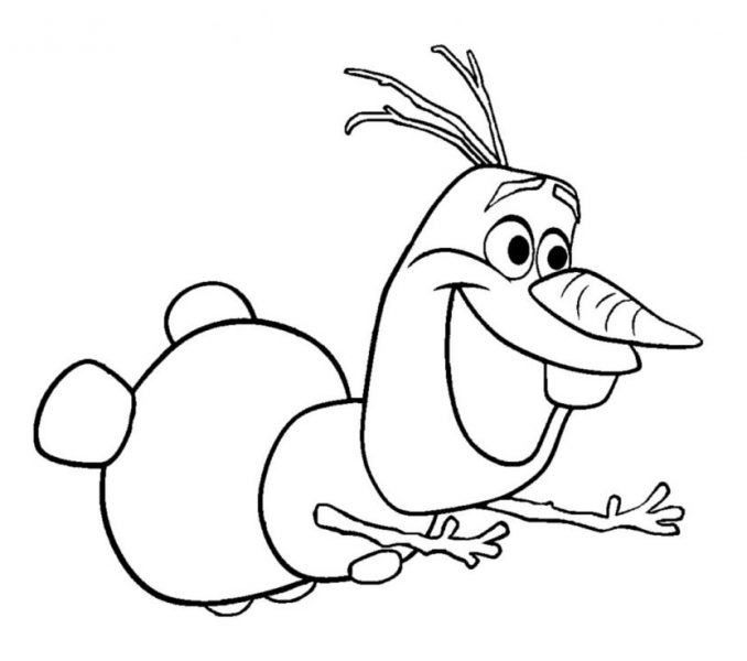 678x600 Olaf The Snowman Coloring Pages Coloring Olaf The Snowman Coloring