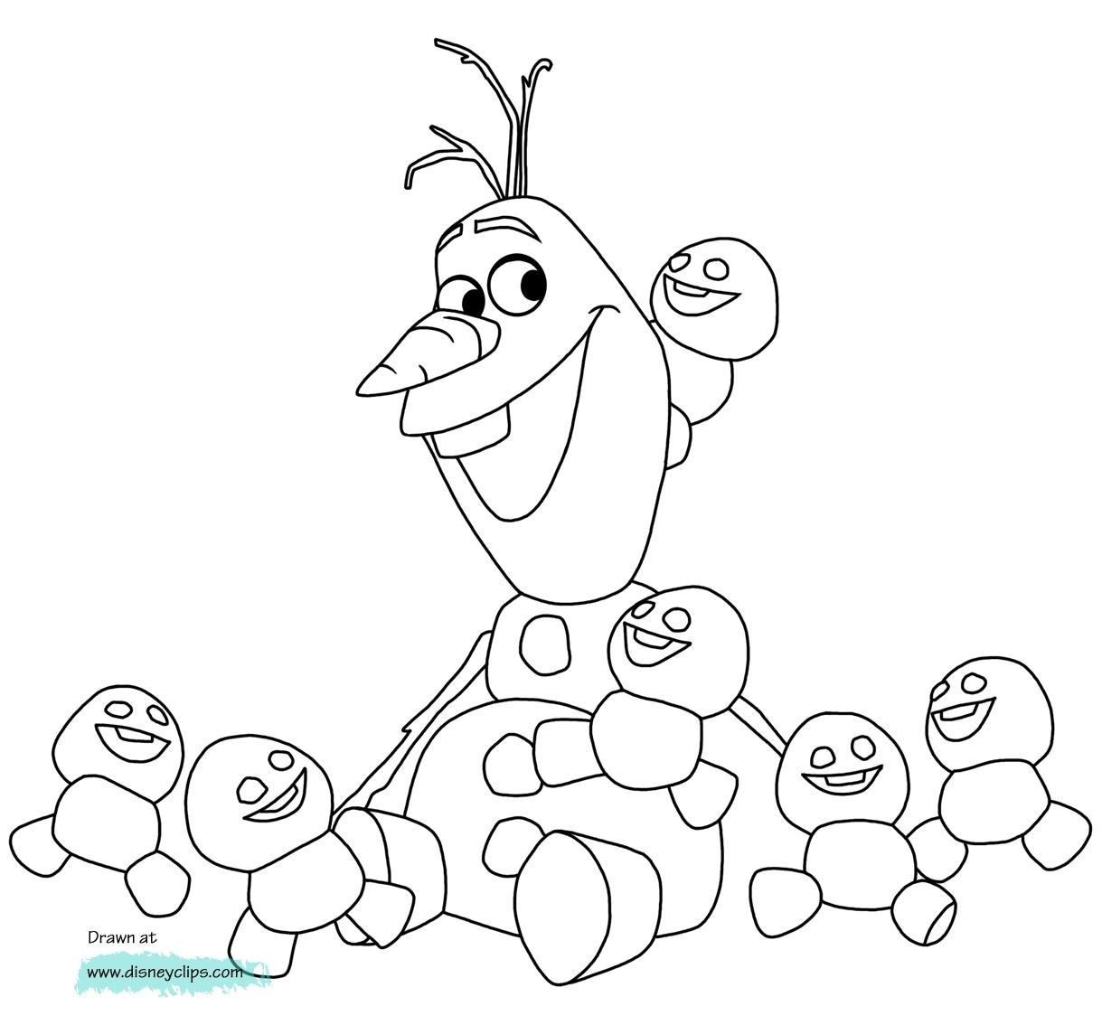 1219x1134 Printable Coloring Pages Frozen Olaf Printables And Charts