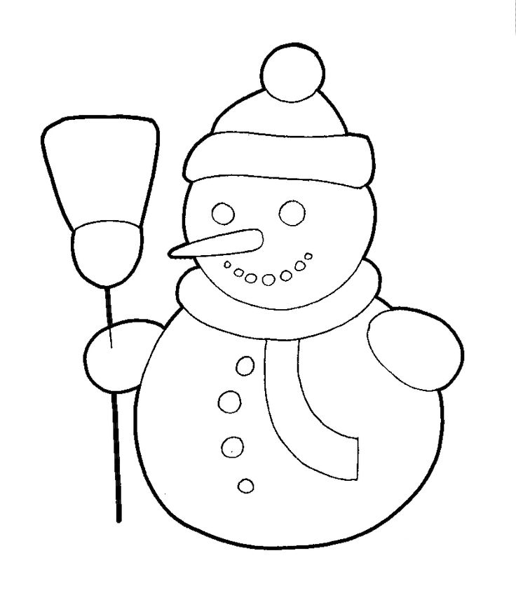 736x856 Drawn Snowman Easy