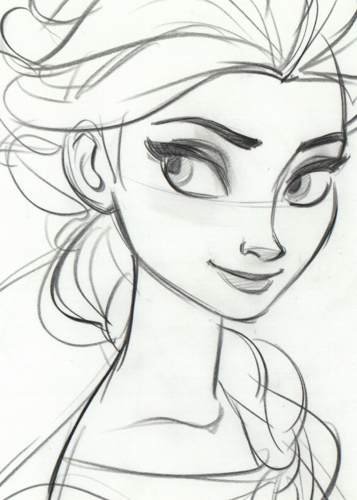 731x1024 How Do You Draw Frozen How To Draw Olaf The Snowman From Frozen