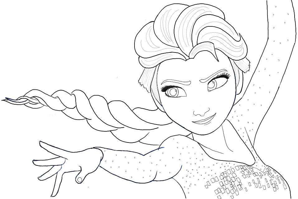 957x641 How To Draw Elsa From Frozen With Easy Step By Step Drawing