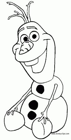 229x450 How To Draw Olaf From Frozen Olaf, Disney S And Craft
