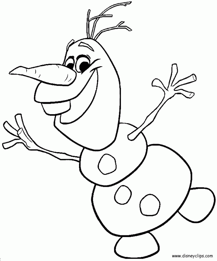 854x1024 Olaf From Frozen Frozen Coloring Pages Girls Bible Study