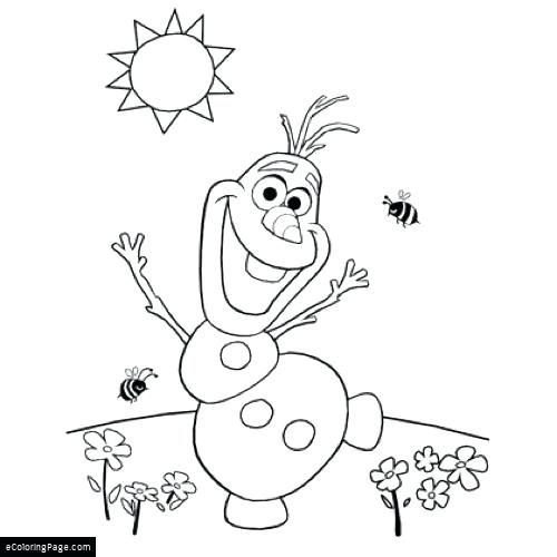 500x500 Coloring Pages Frozen Olaf Frozen Coloring Pages Medium Size